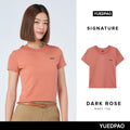 Signature Baby Tee_Dark Rose - YUEDPAO