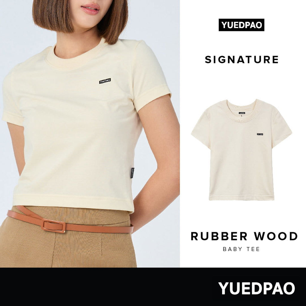 Signature Baby Tee_Rubber Wood - YUEDPAO