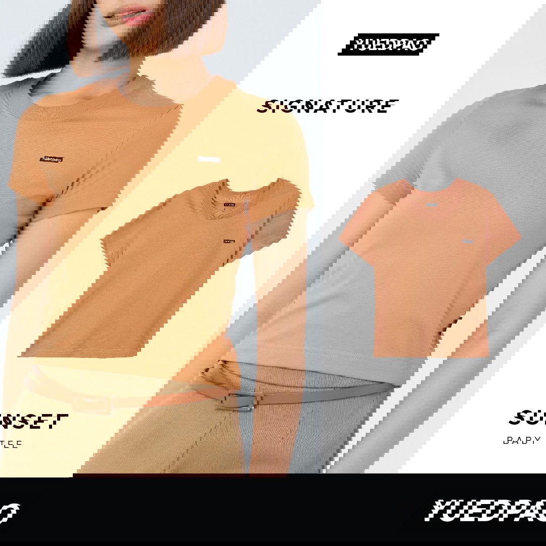 Signature Baby Tee_Sun Set - YUEDPAO