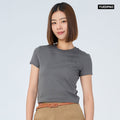 Signature Baby Tee_Wood Coal - YUEDPAO