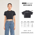 Super Tee Crop_Black - YUEDPAO