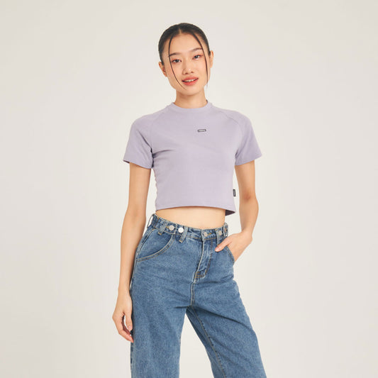 Super Tee Crop_Lavender Frost - YUEDPAO