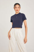 Super Tee Crop_Midnigth Navy - YUEDPAO