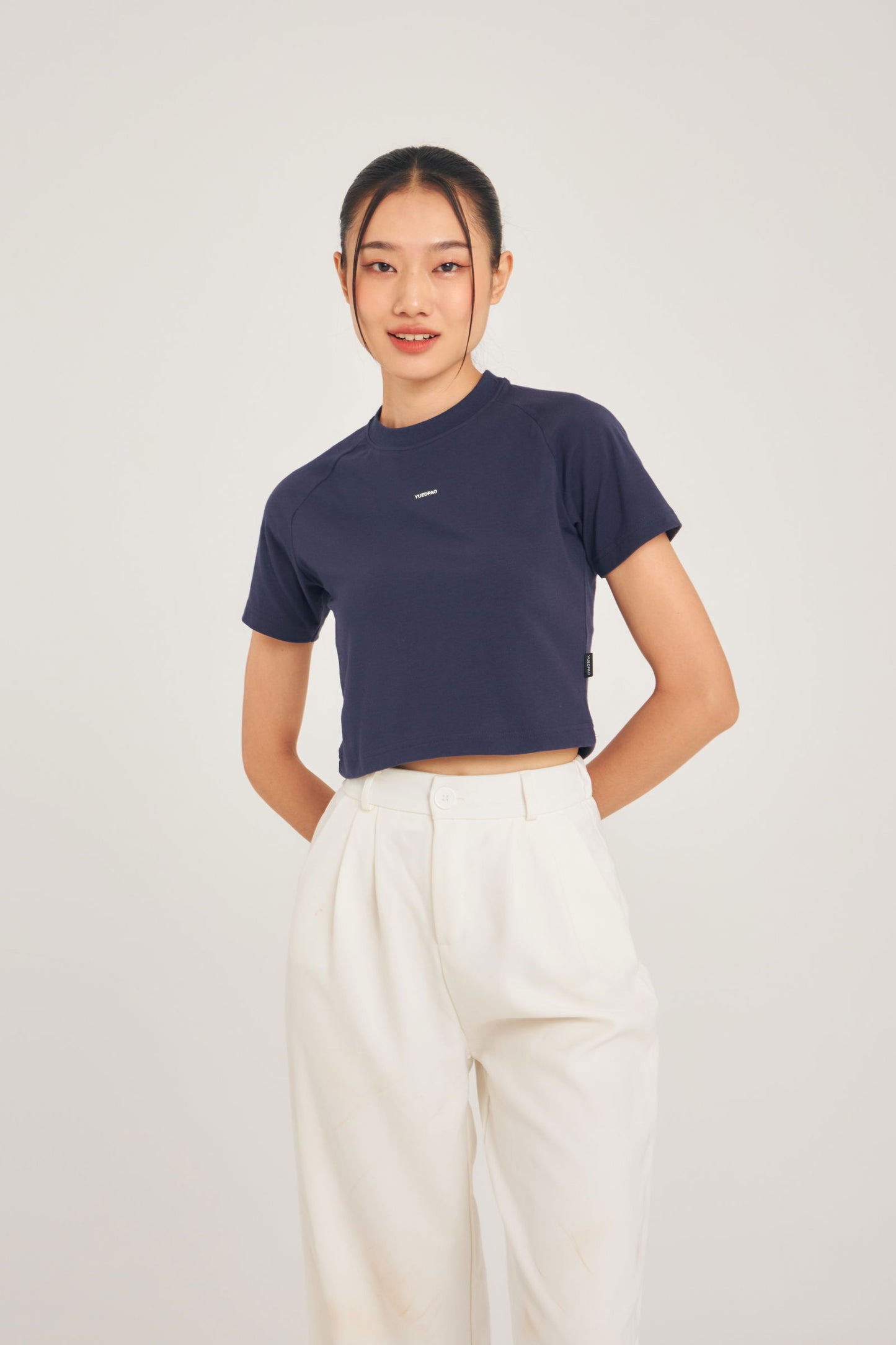 Super Tee Crop_Midnigth Navy - YUEDPAO