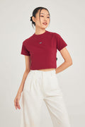 Super Tee Crop_Urban Red - YUEDPAO