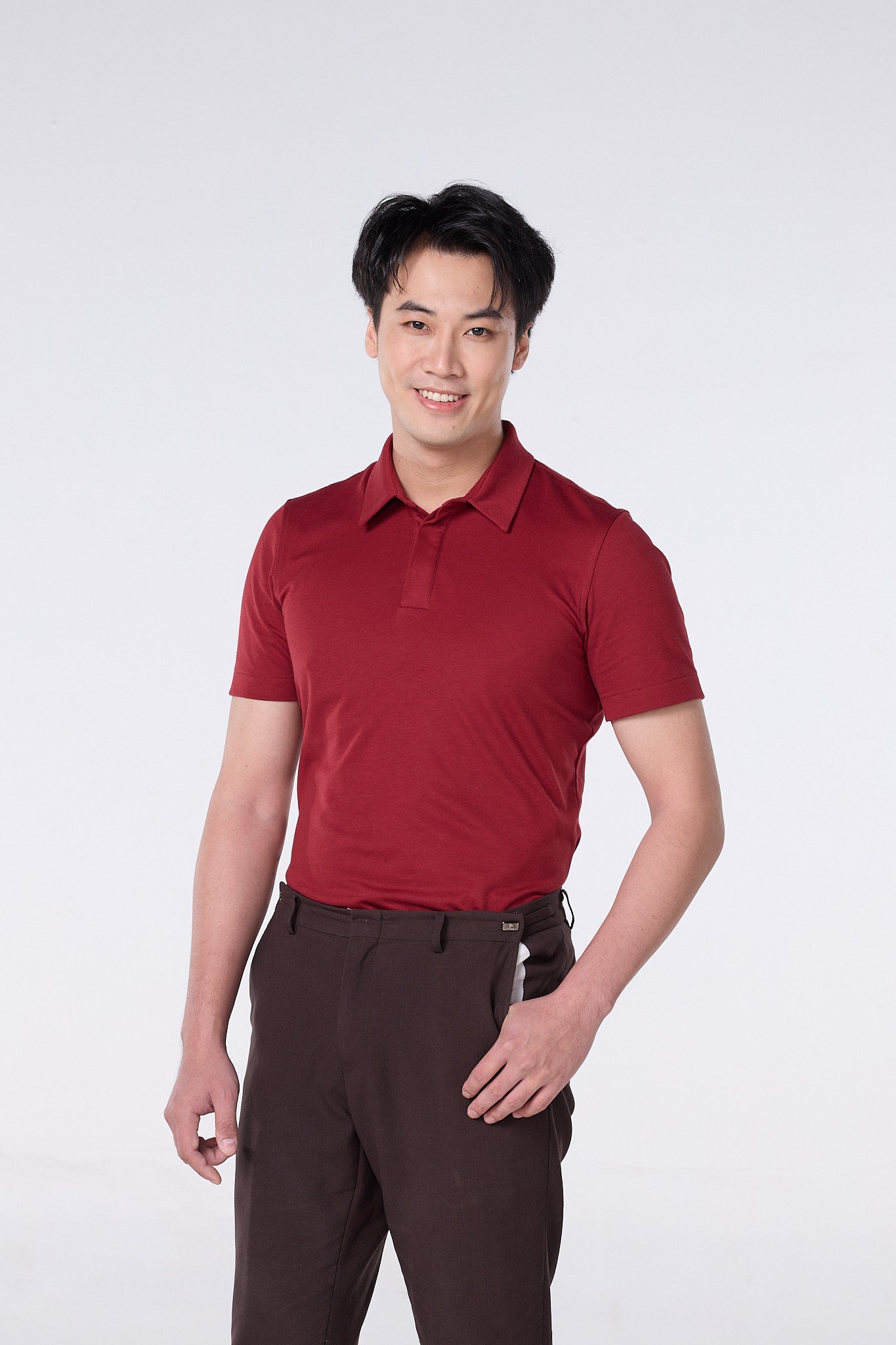 TAILOR COOL POLO สี Berry - YUEDPAO