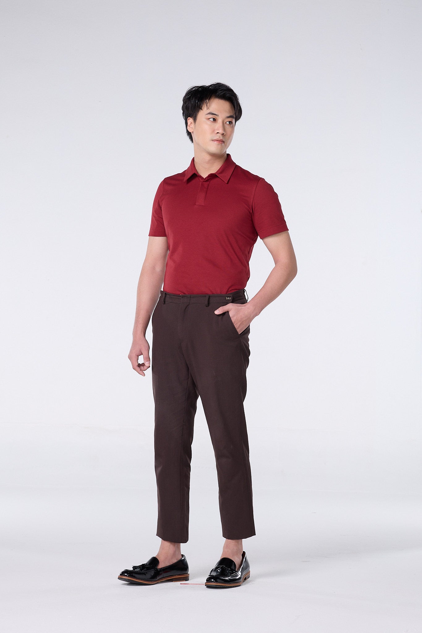 TAILOR COOL POLO สี Berry - YUEDPAO