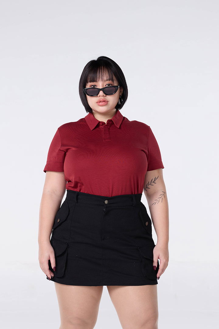 TAILOR COOL POLO สี Berry - YUEDPAO