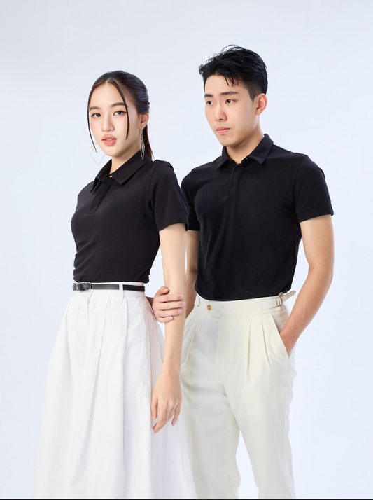 TAILOR  COOL POLO สี Black - YUEDPAO