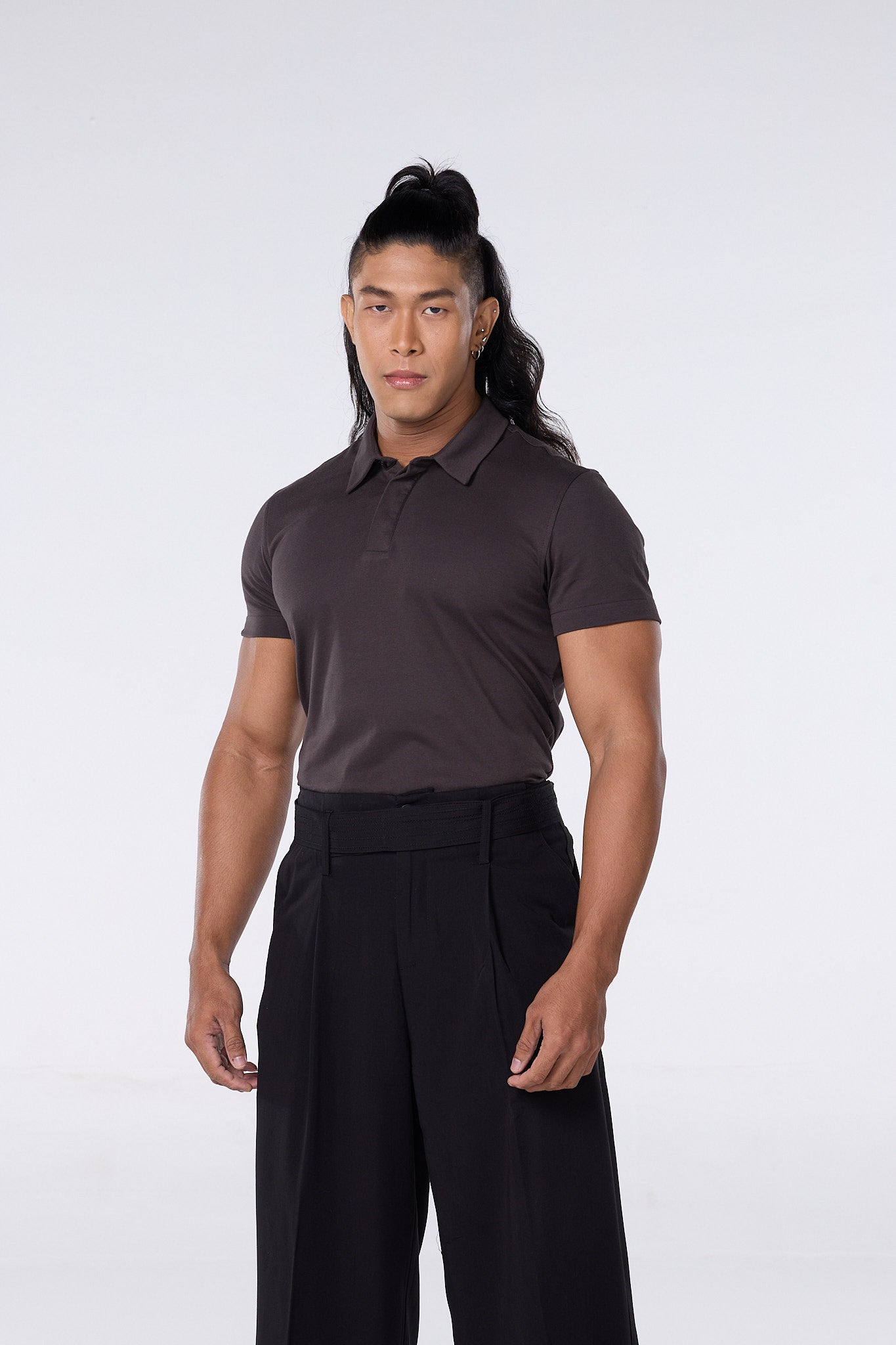 TAILOR  COOL POLO สี Charcoal - YUEDPAO