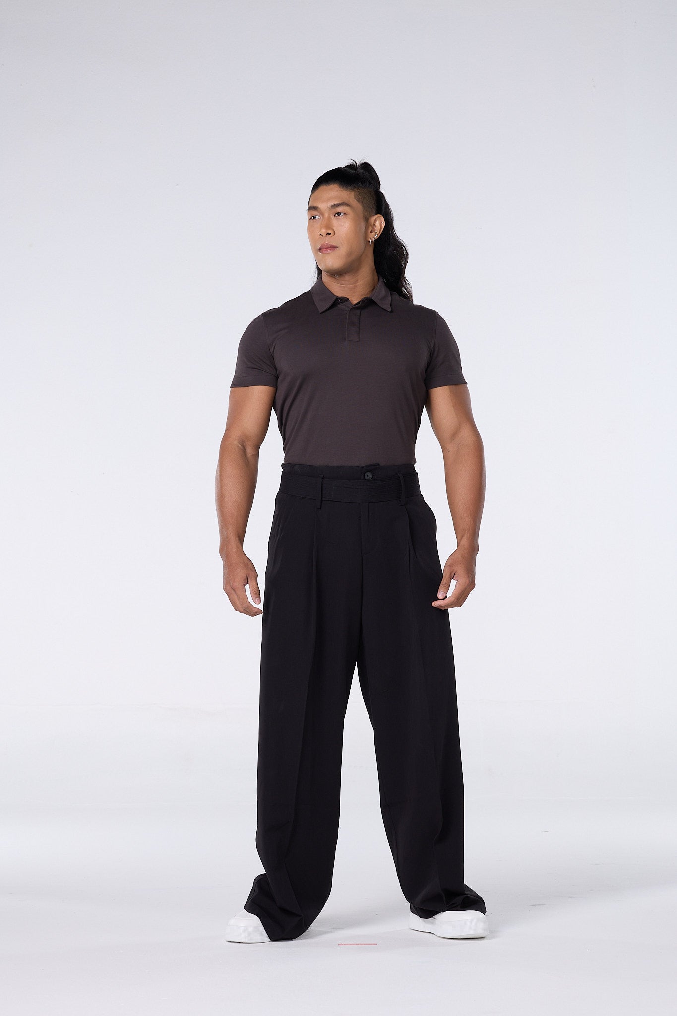 TAILOR  COOL POLO สี Charcoal - YUEDPAO
