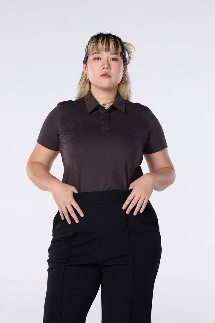TAILOR  COOL POLO สี Charcoal - YUEDPAO