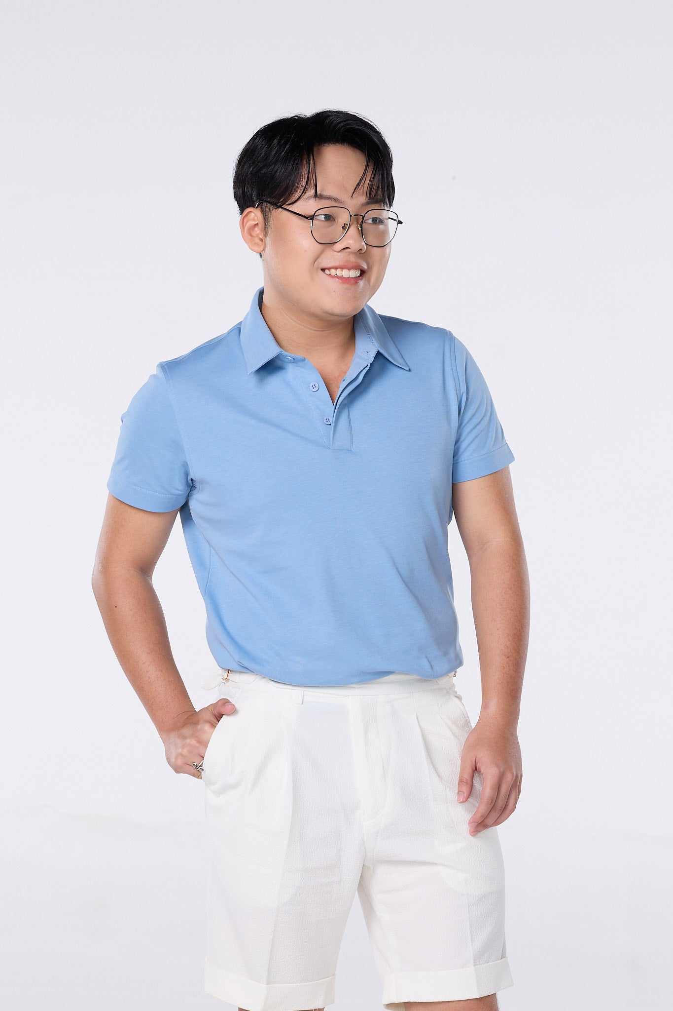 TAILOR  COOL POLO สี Classic Blue - YUEDPAO