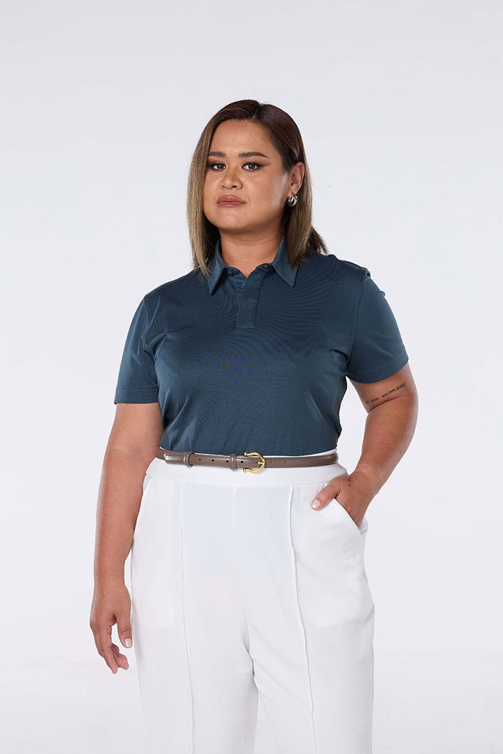 TAILOR COOL POLO สี Deep Forest - YUEDPAO