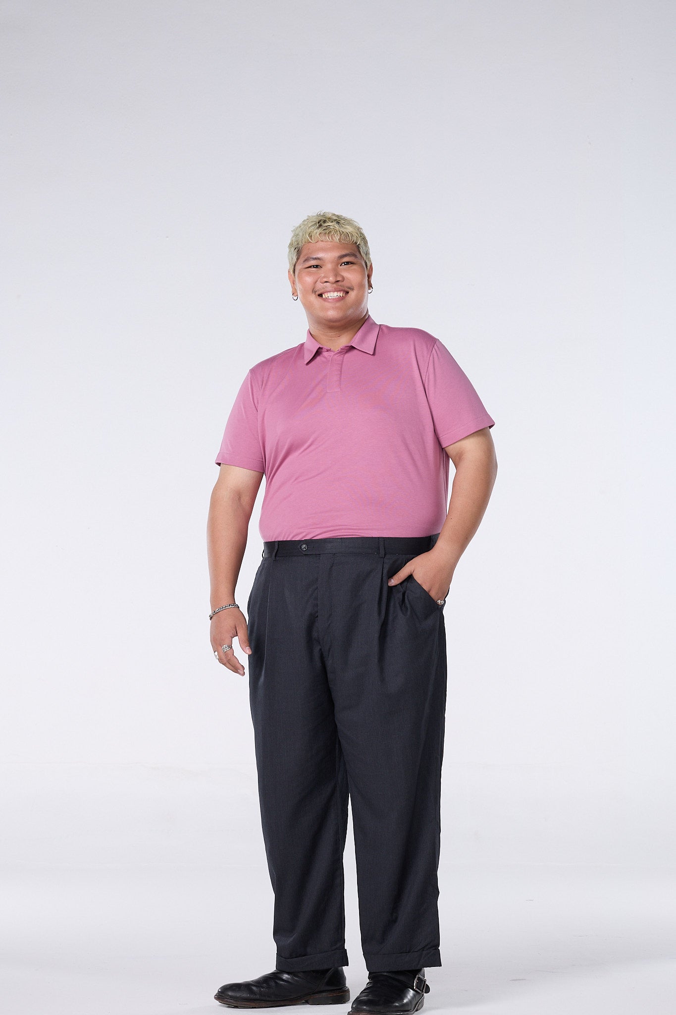 TAILOR COOL POLO สี Dusky rose - YUEDPAO