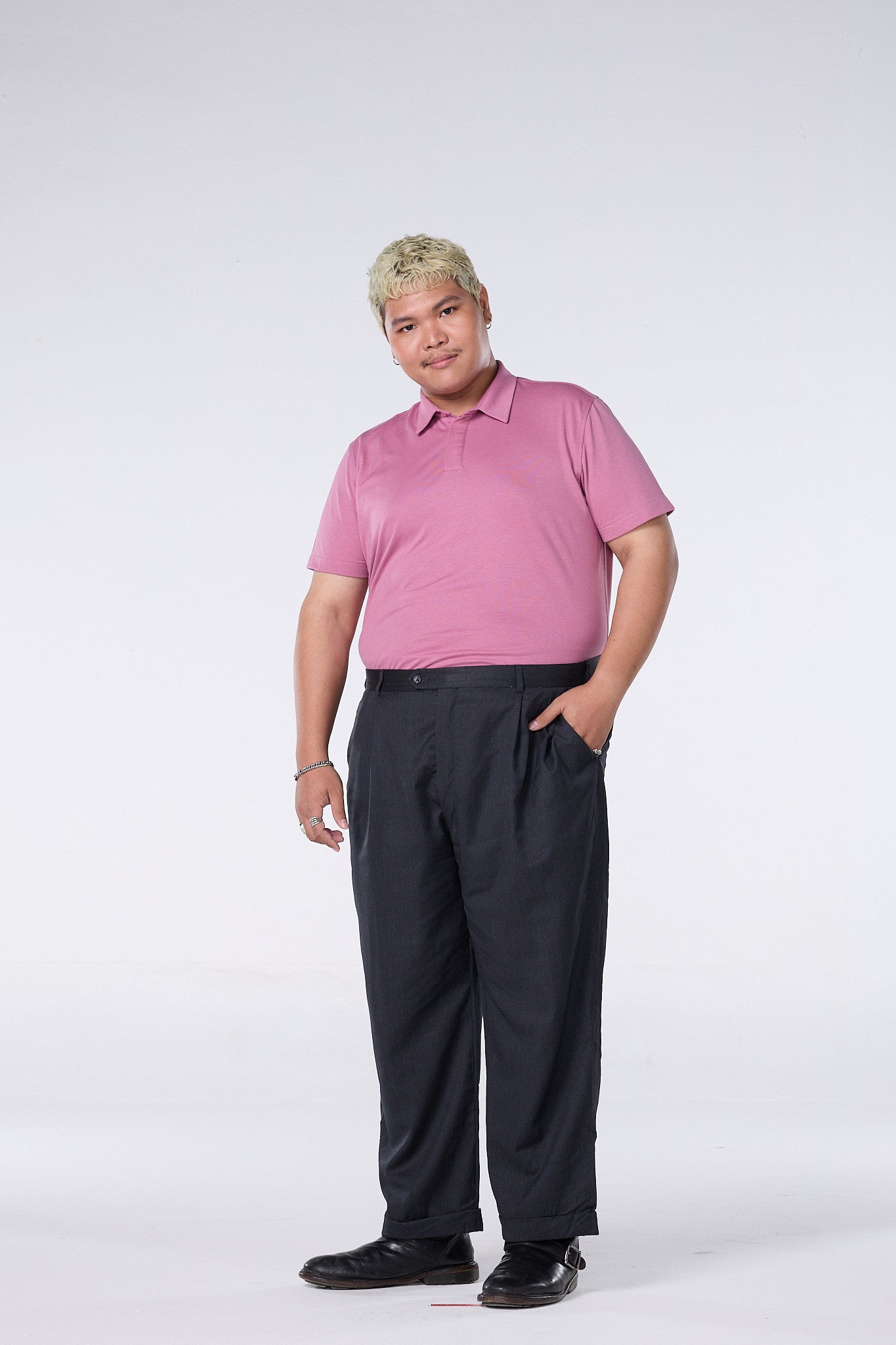 TAILOR COOL POLO สี Dusky rose - YUEDPAO
