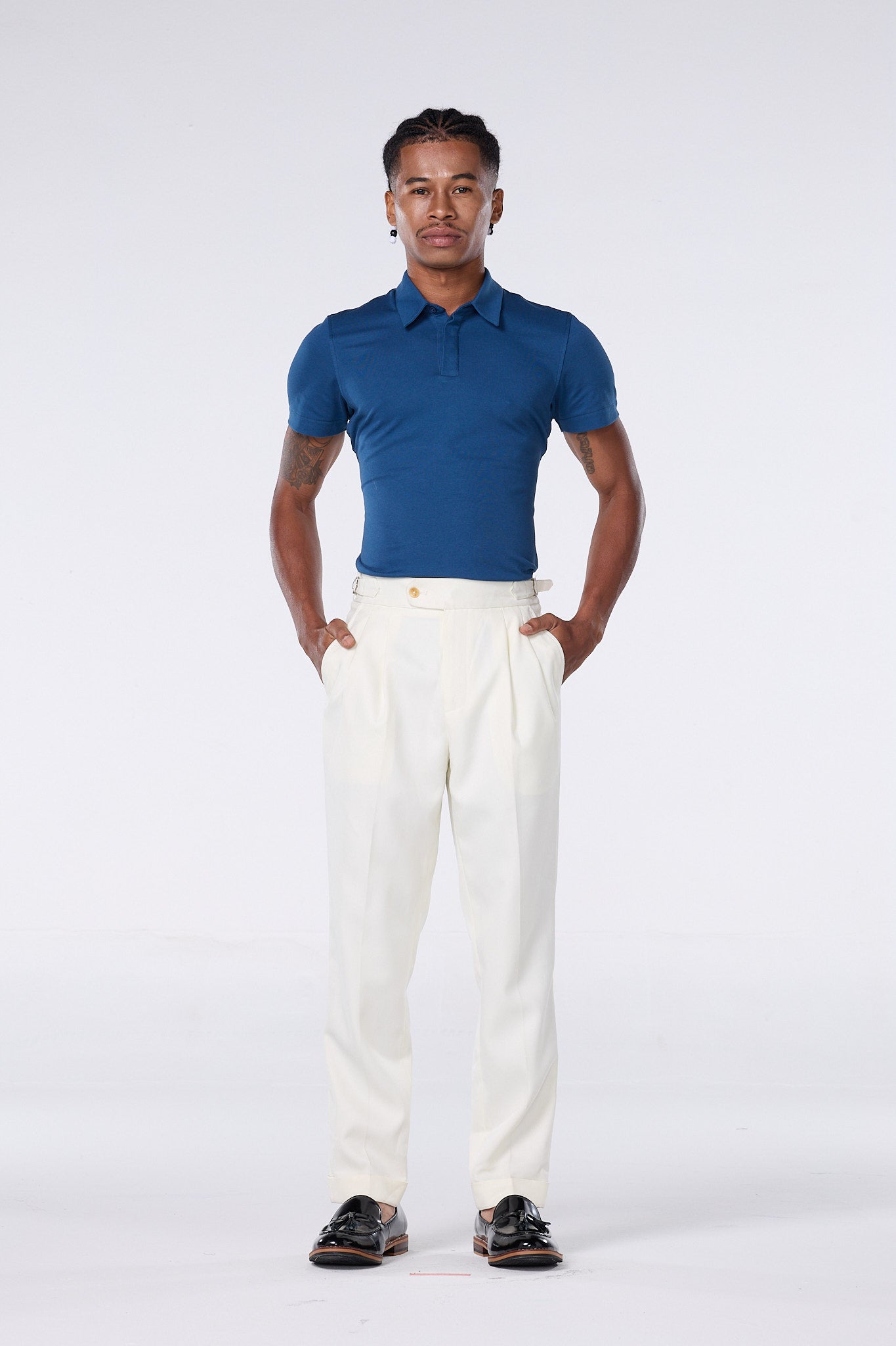 TAILOR COOL POLO สี Navy Peony - YUEDPAO