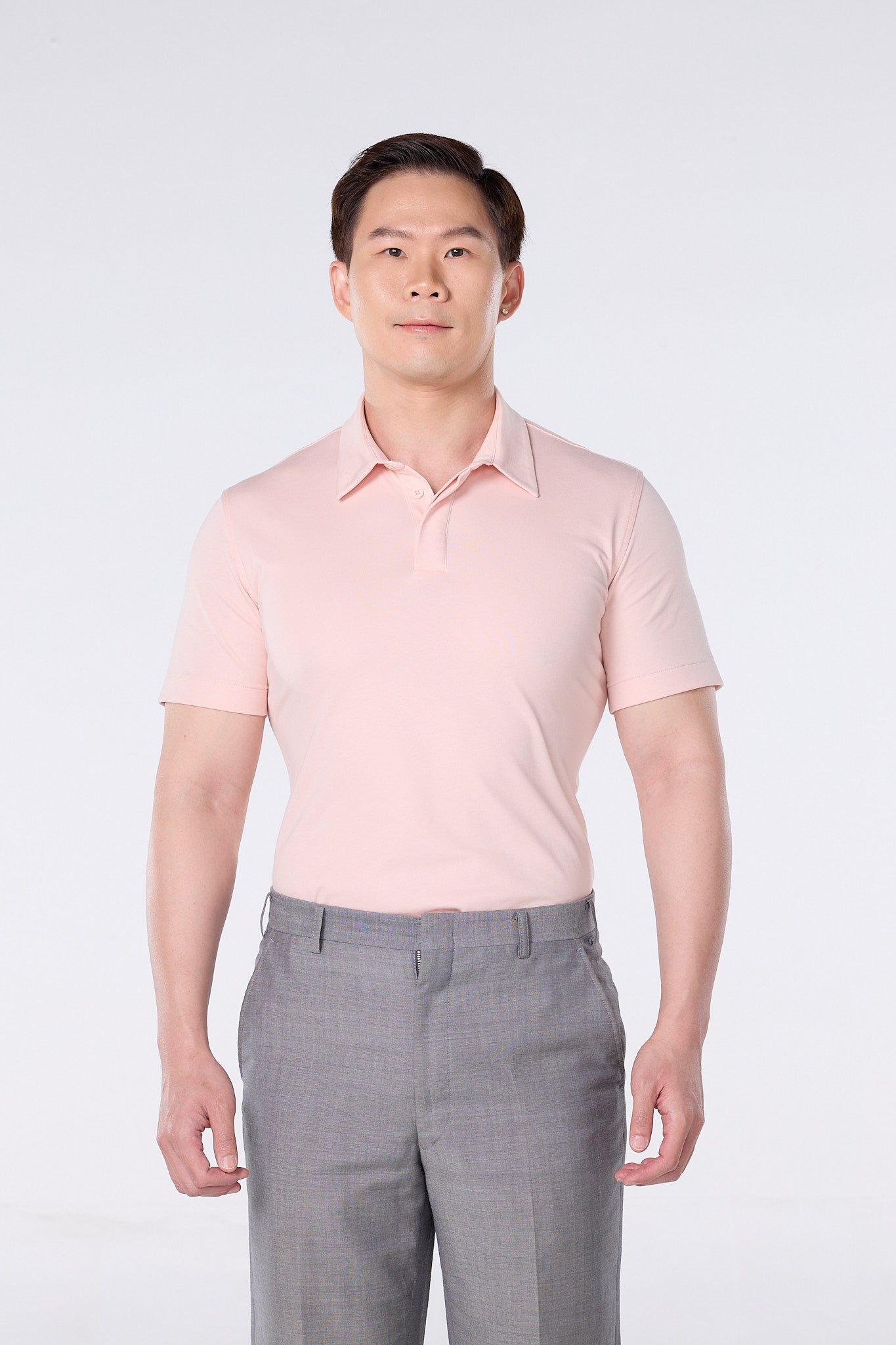 TAILOR COOL POLO สี Salmon - YUEDPAO