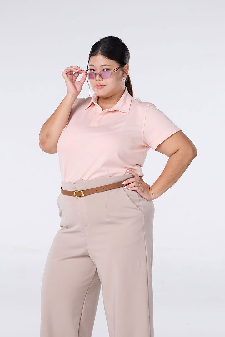 TAILOR COOL POLO สี Salmon - YUEDPAO