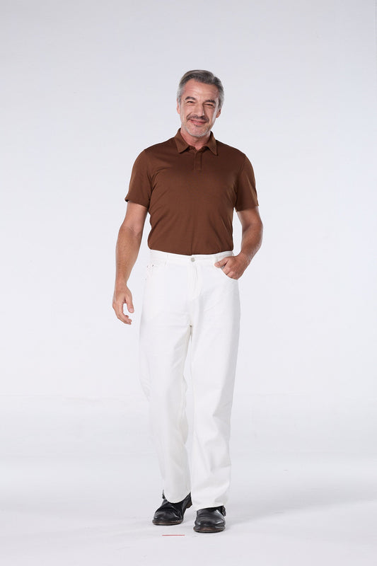 TAILOR COOL POLO สี Walnut - YUEDPAO