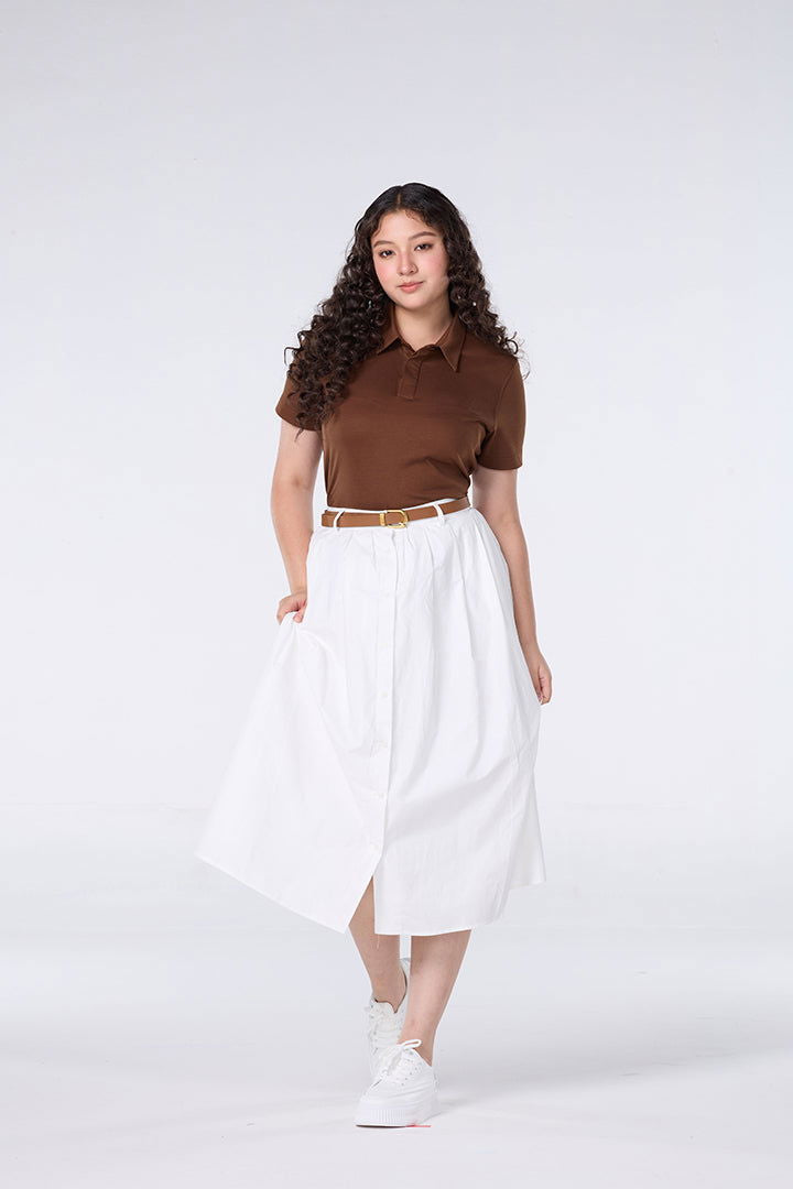 TAILOR COOL POLO สี Walnut - YUEDPAO