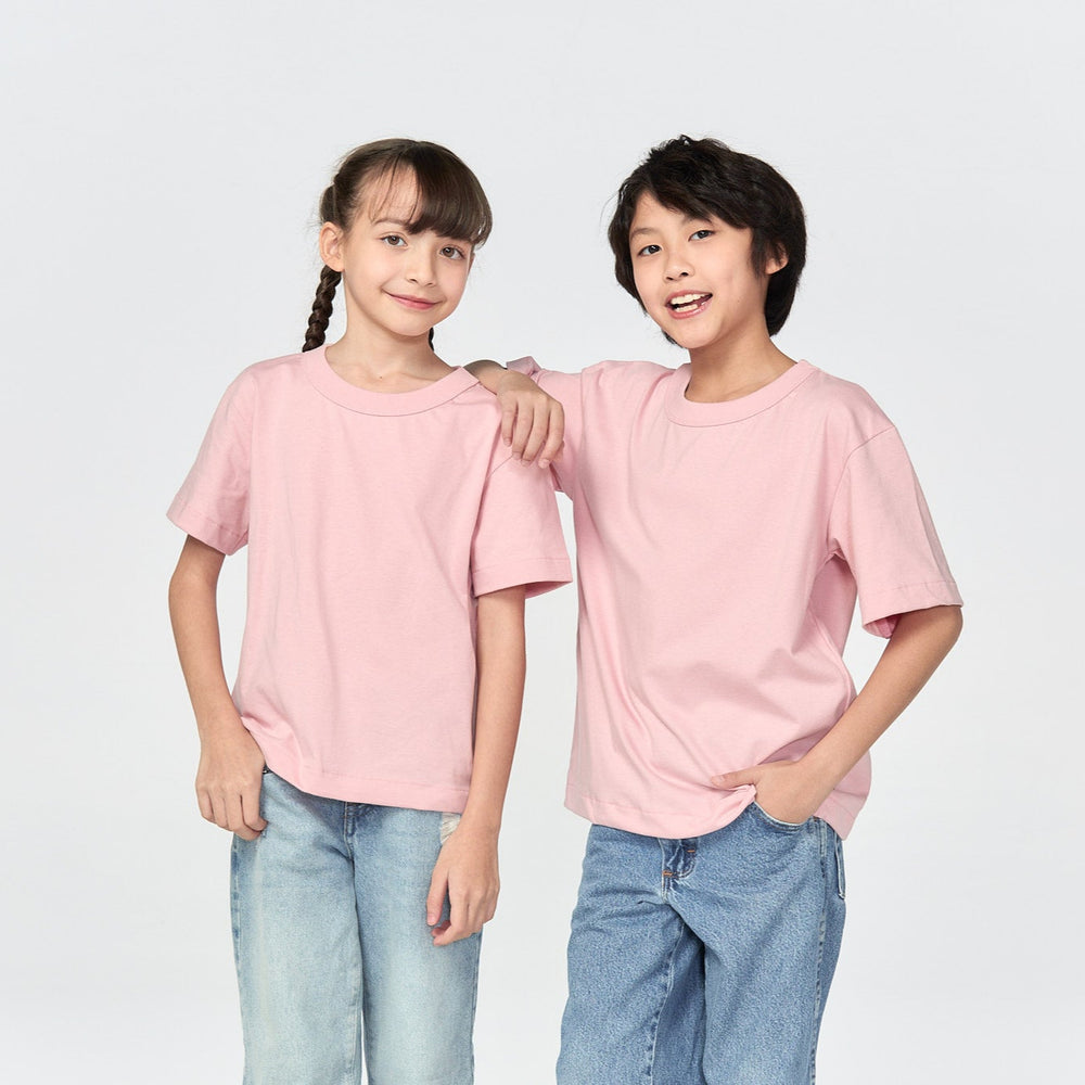 เสื้อยืดโอเวอร์ไซส์ Timeless สำหรับเด็ก_สี Rose Pink