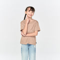 เสื้อยืดโอเวอร์ไซส์ Timeless สำหรับเด็ก_สี Soft Sand