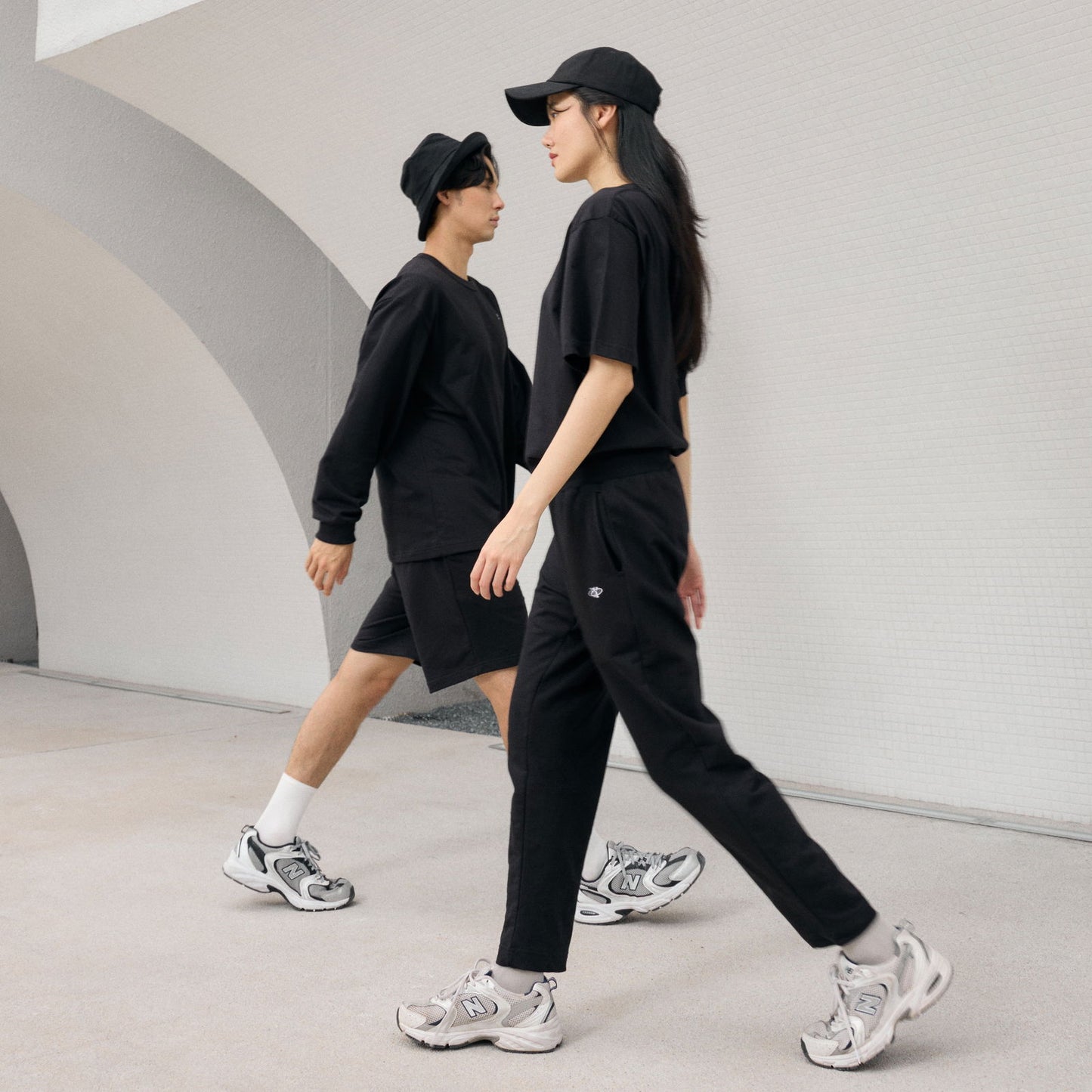 Yuedpao Oversized T-Shirt Y Collection (BLACK) - YUEDPAO