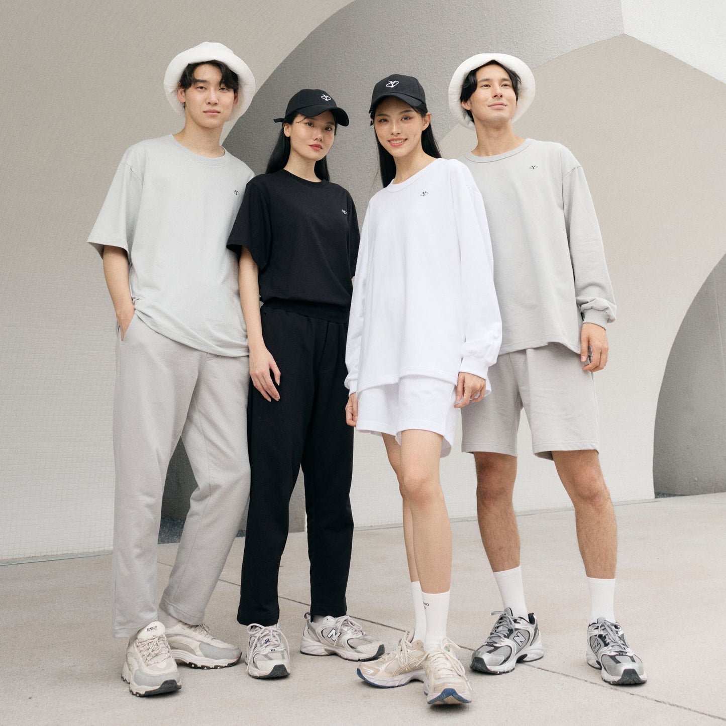 Yuedpao Oversized T-Shirt Y Collection (BLACK) - YUEDPAO